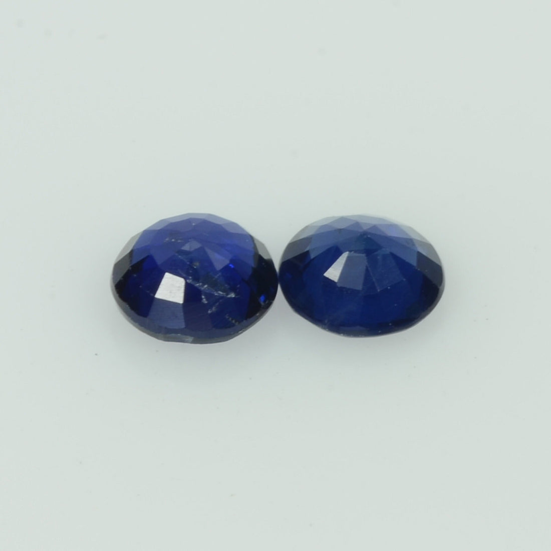 4.5 mm Natural Blue Sapphire Loose Pair Gemstone Round Cut