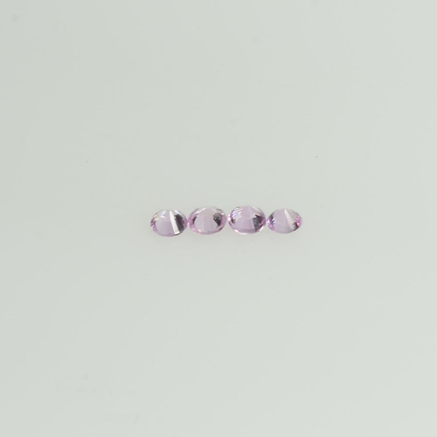 1.3-3.5 Natural Pink Sapphire Loose Gemstone Round Diamond Cut Cleanish Quality - Thai Gems Export Ltd.