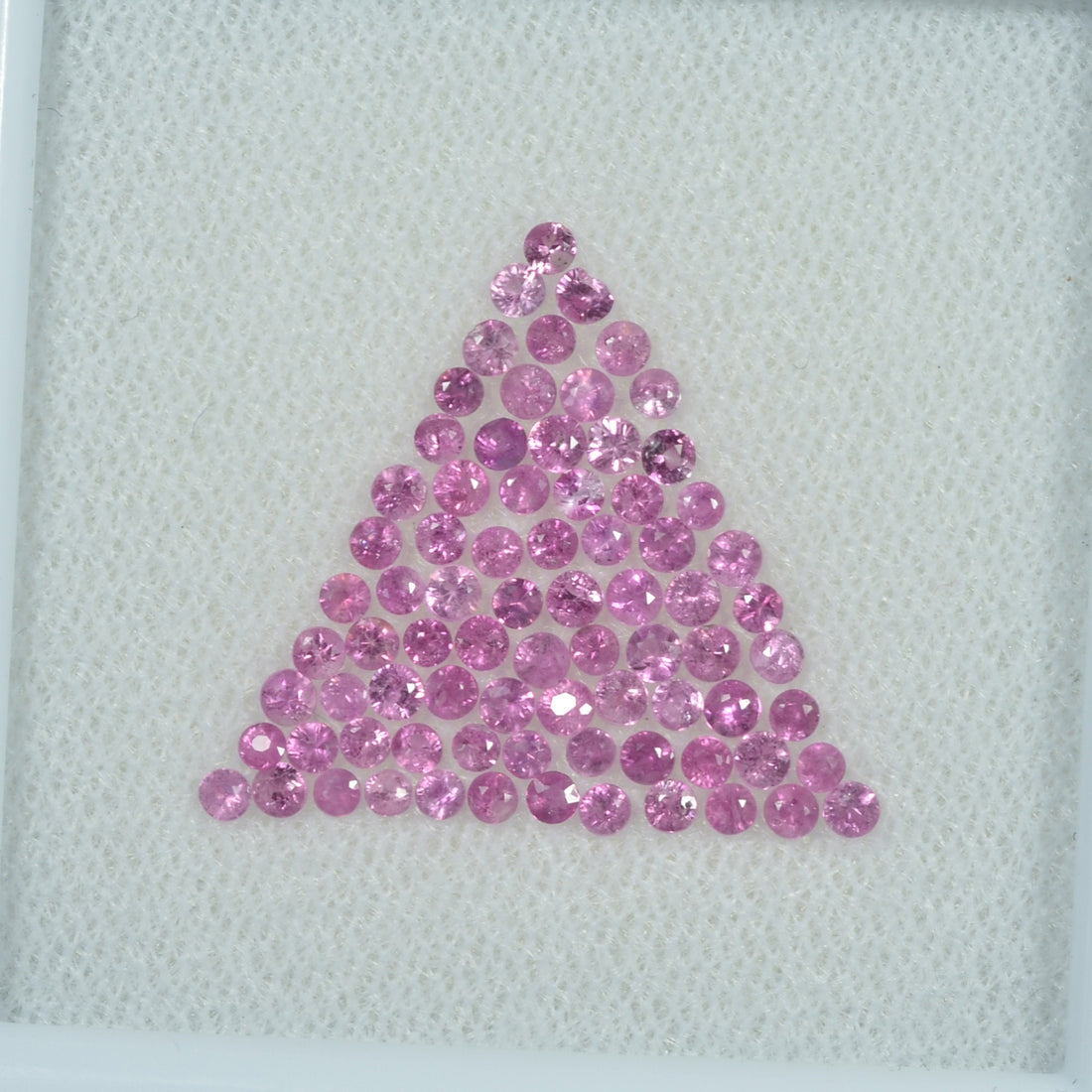 1.8-4.0 mm Natural Purple Sapphire Loose Gemstone Round Diamond Cut Pk Quality