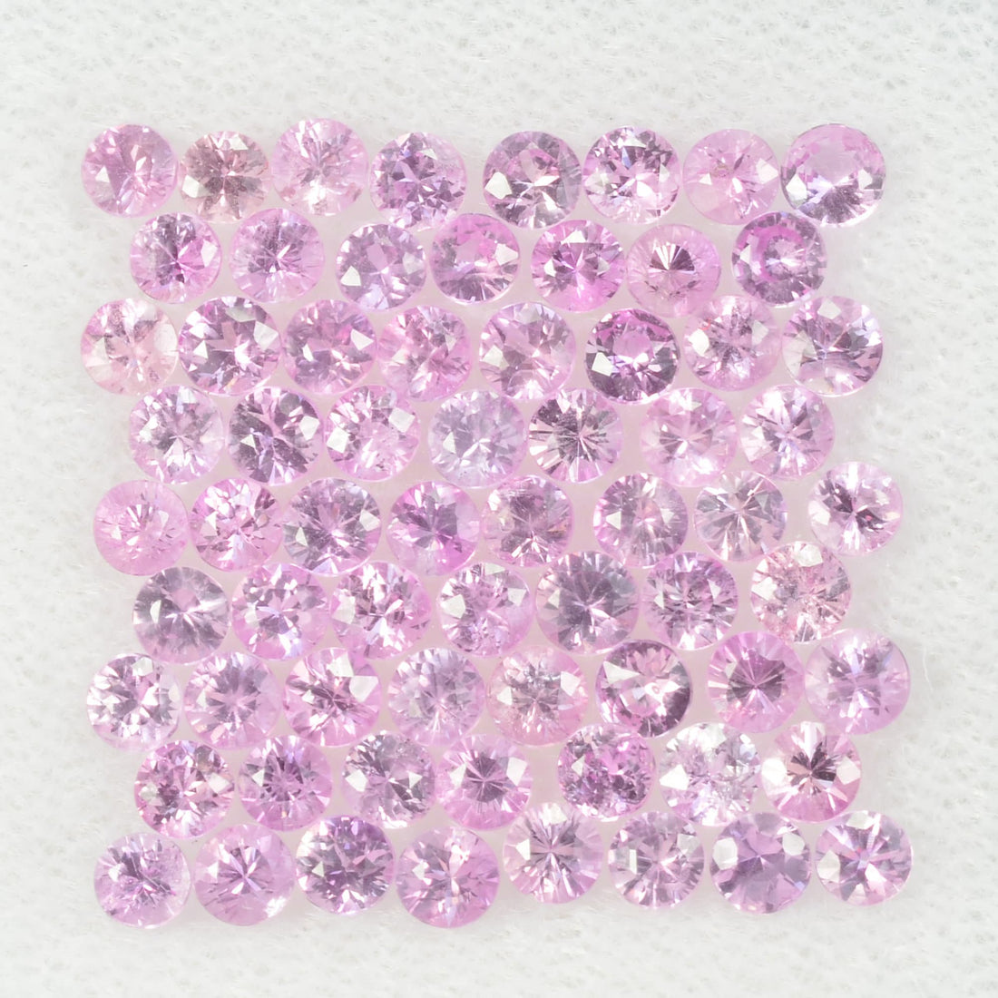 2.5 mm Natural Pink Sapphire Loose Gemstone Round Diamond Cut VS Quality Color