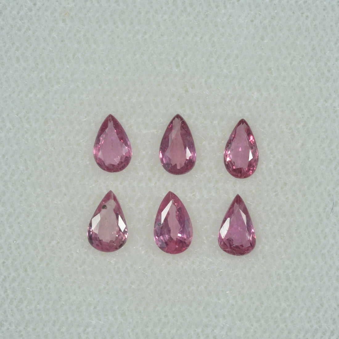 5x3 mm Lot Natural Ruby Loose Gemstone Pear Cut