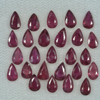 5x3 mm Natural Ruby Loose Gemstone Pear Cut