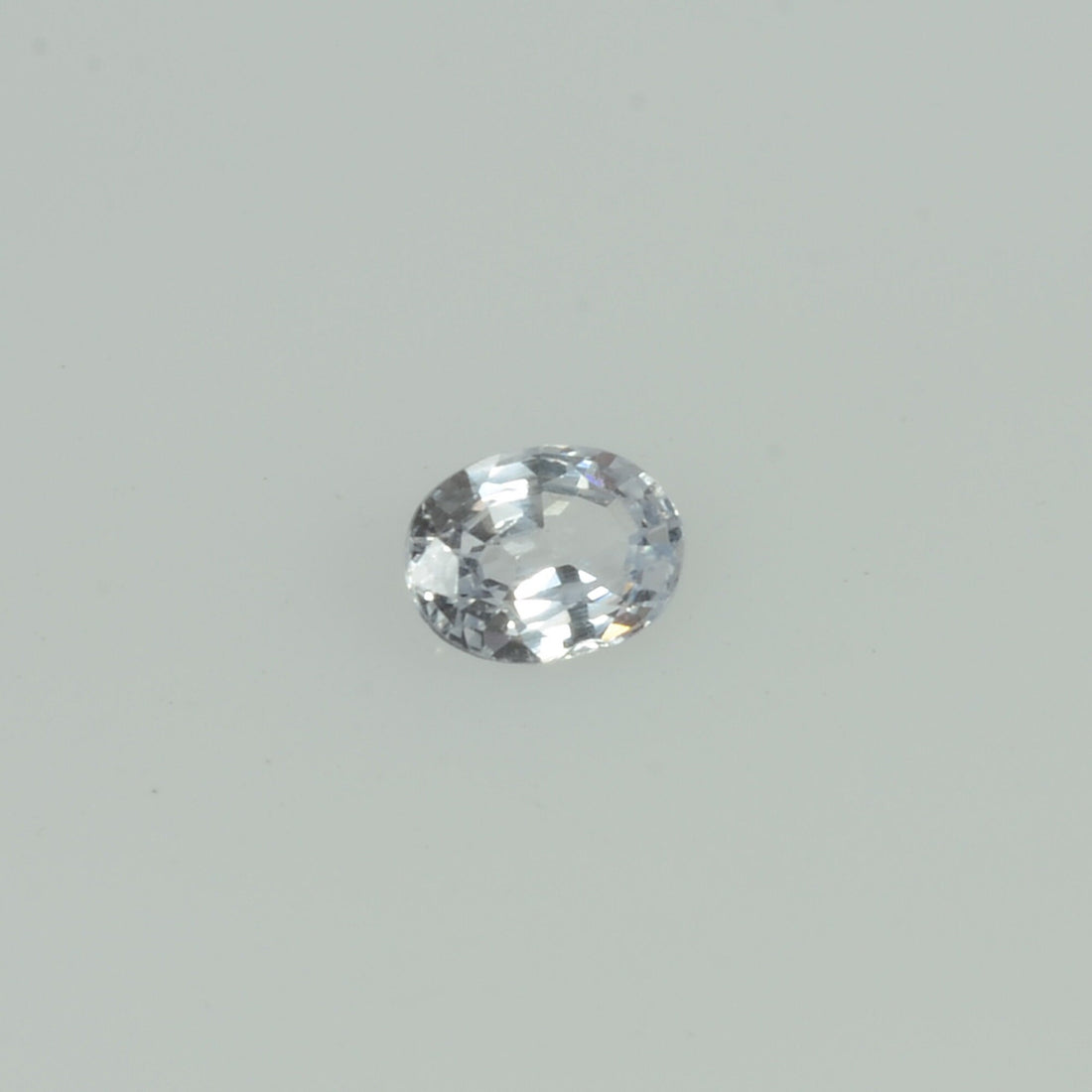 Natural white Sapphire Loose Gemstone Oval Cut