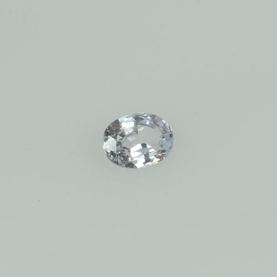 Natural white Sapphire Loose Gemstone Oval Cut