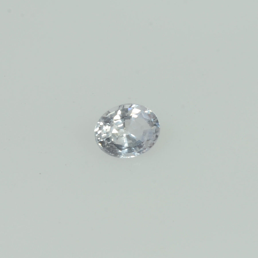 Natural white Sapphire Loose Gemstone Oval Cut