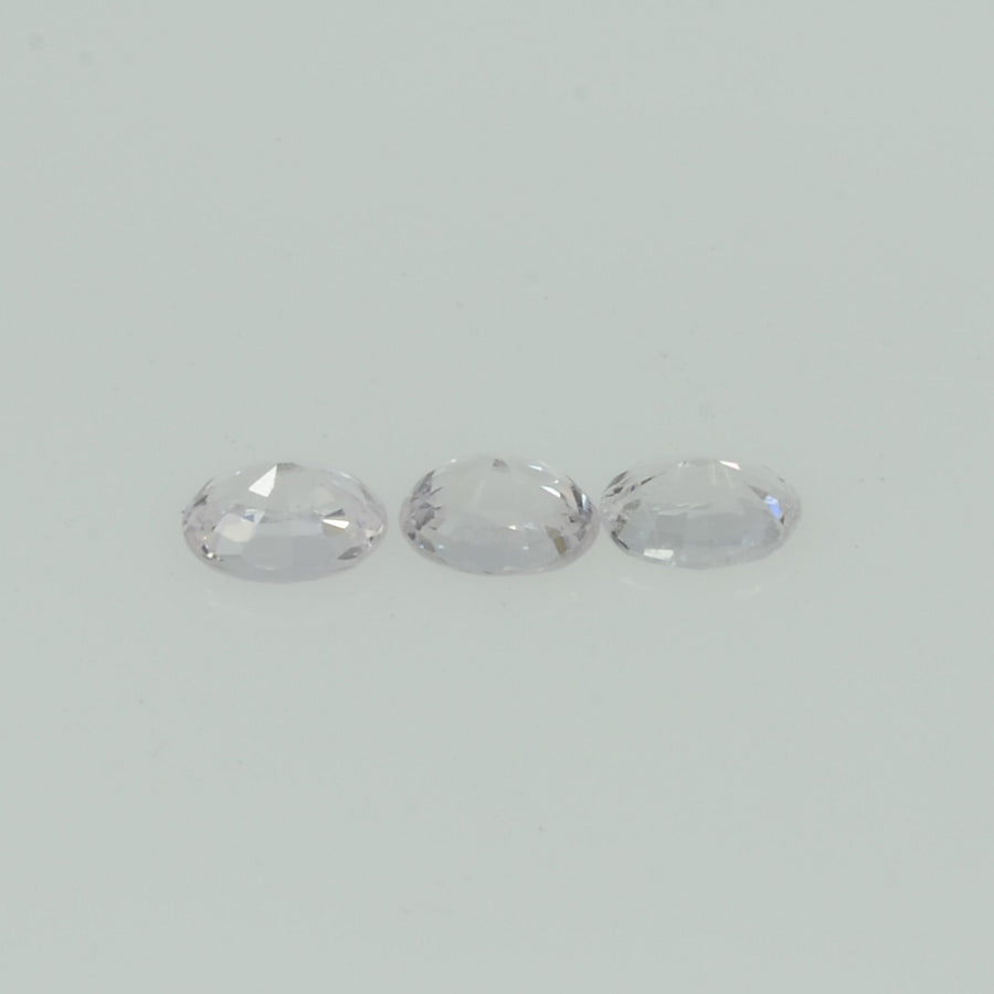 Natural Pastel Lavender Loose Gemstone Oval Cut
