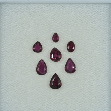1.29 Cts Natural Ruby Loose Gemstone Pear Cut