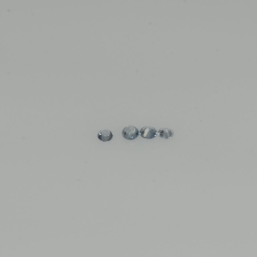0.8-3.5 mm Natural Blue Sapphire Loose Gemstone Round Diamond Cut Vs Quality Color - Thai Gems Export Ltd.