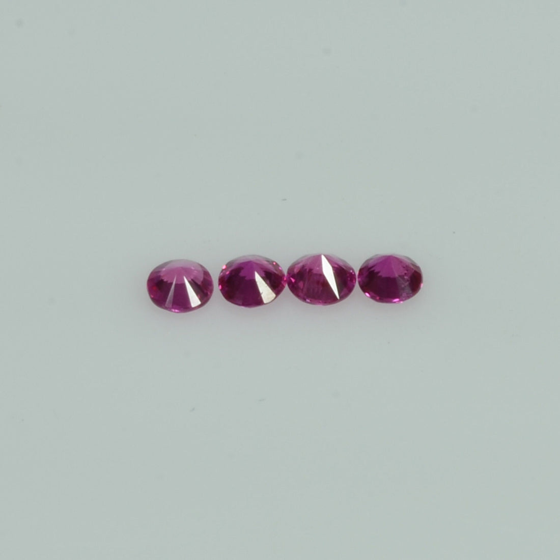 2.7-3.9 mm Natural Pink Sapphire Loose Gemstone Round Diamond Cut