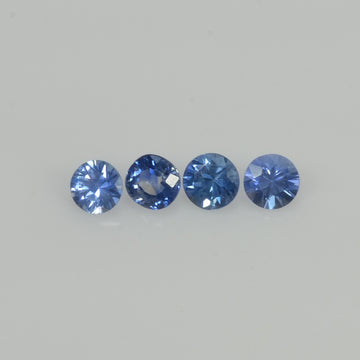 2-3.5 mm Natural Blue Sapphire Loose Gemstone Round Diamond Cut Vs Quality Color - Thai Gems Export Ltd.
