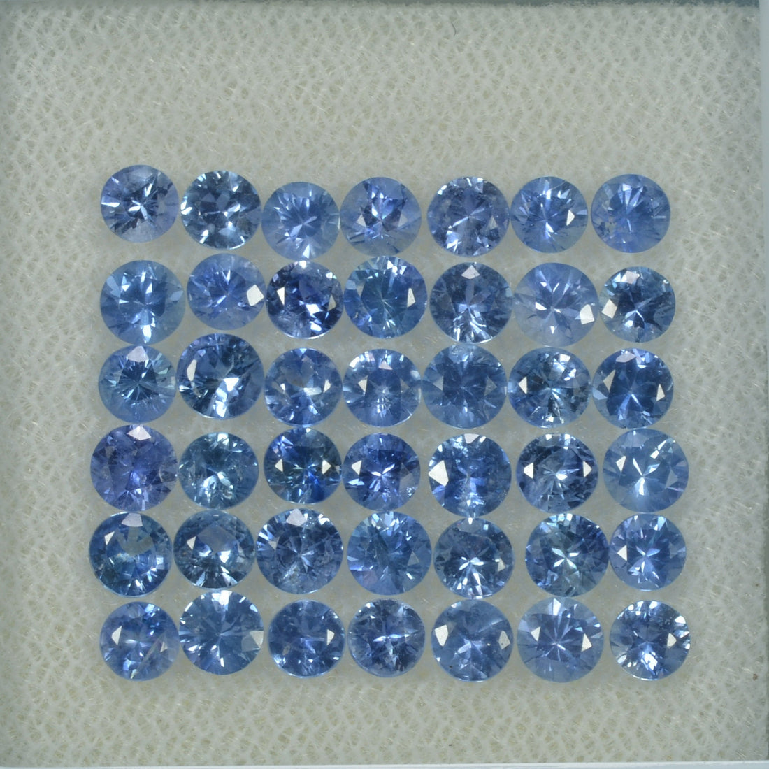 2.5-3.0 mm Natural Blue Sapphire Loose Gemstone Round Diamond Cut Vs Quality Color - Thai Gems Export Ltd.
