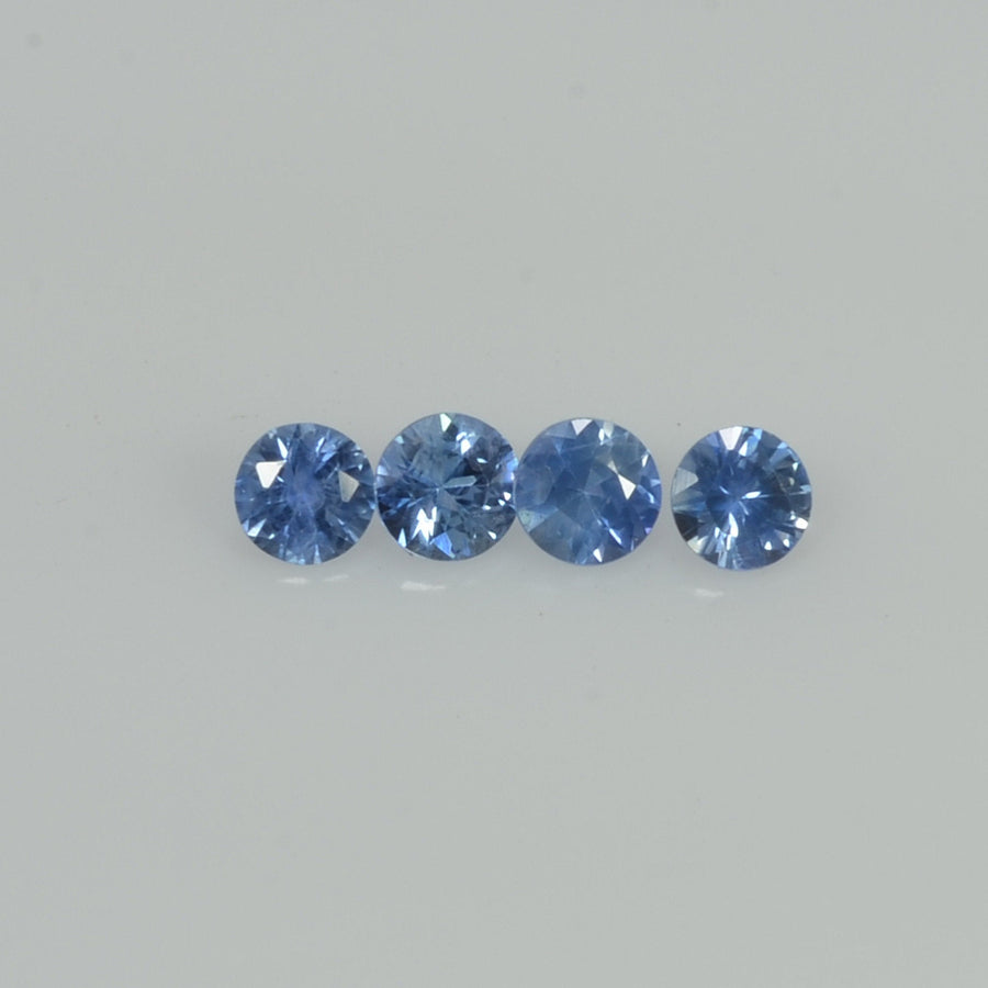 2.5-3.0 mm Natural Blue Sapphire Loose Gemstone Round Diamond Cut Vs Quality Color - Thai Gems Export Ltd.
