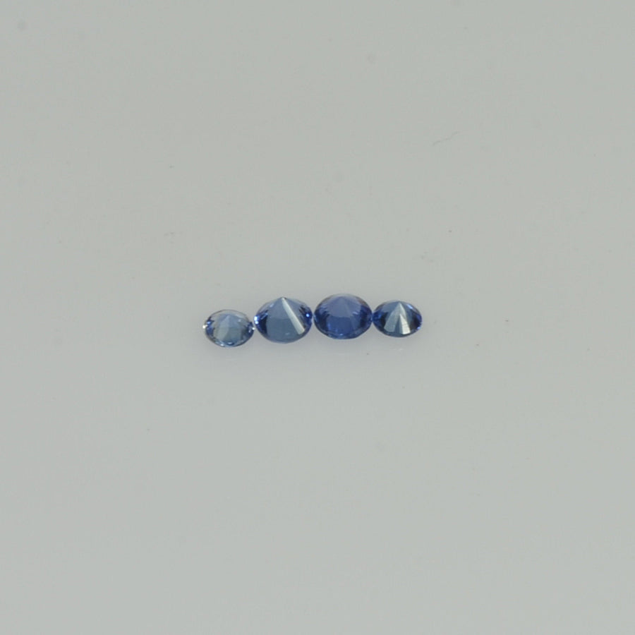 1.8-2.3 mm Natural Blue Sapphire Loose Gemstone Round Diamond Cut Vs Quality Color - Thai Gems Export Ltd.