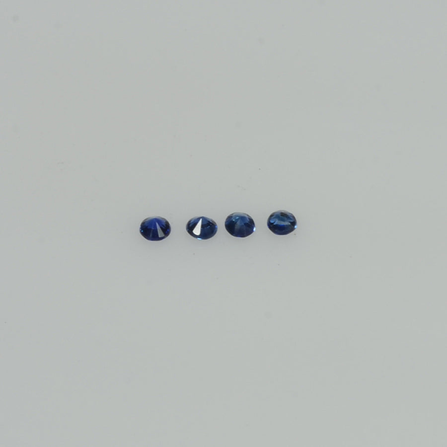 1.3-2.0 mm Natural Blue Sapphire Loose Gemstone Round Diamond Cut Vs Quality Color - Thai Gems Export Ltd.