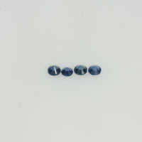 2.0 mm Natural Blue Sapphire Loose Gemstone Round Diamond Cut Vs Quality Color