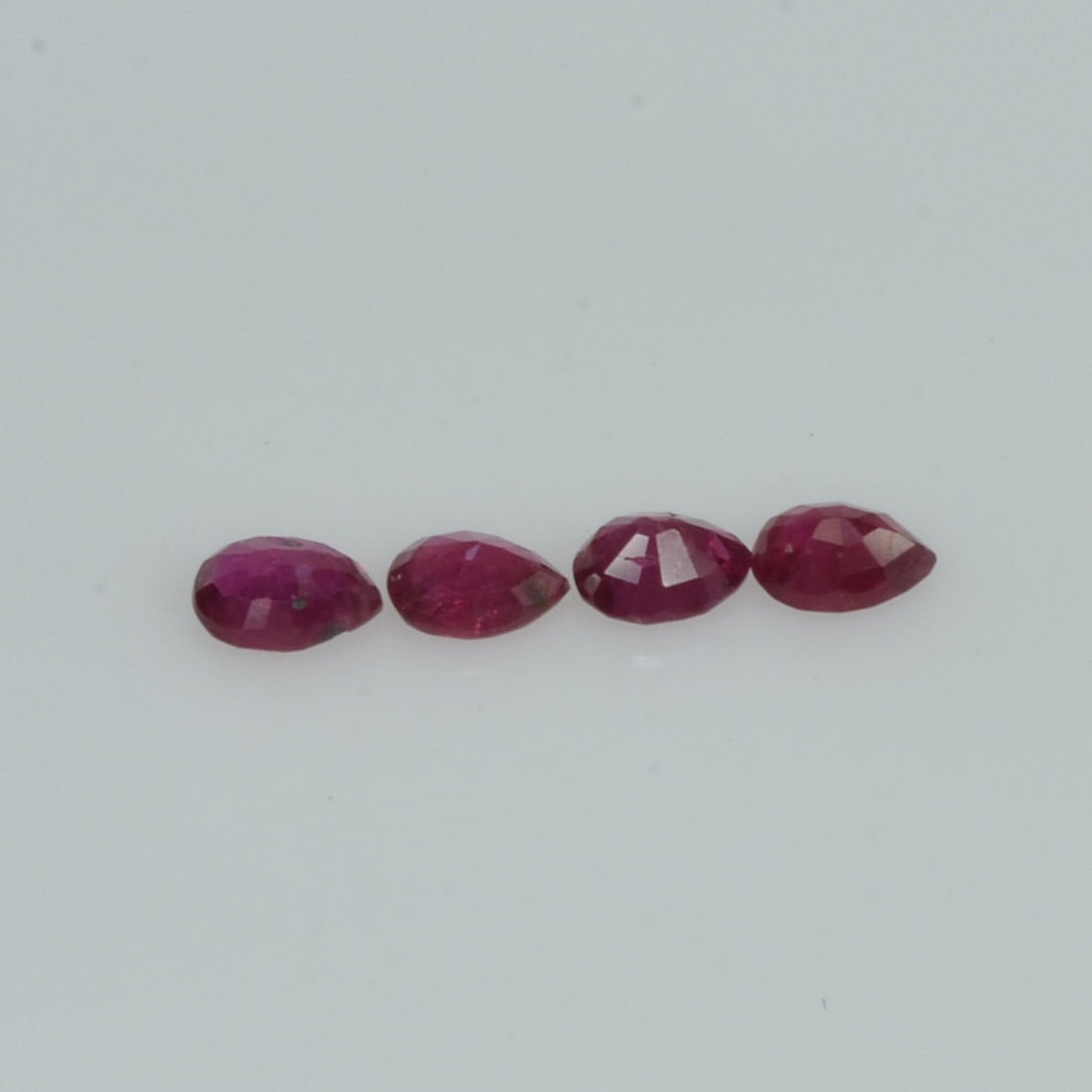 3.5x2.5 mm Natural Ruby Loose Gemstone Pear Cut