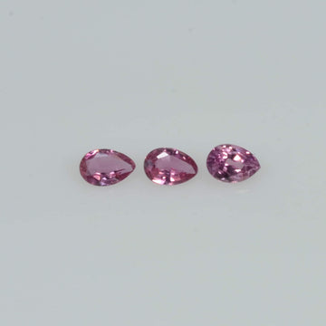 3.5x2.5 mm Natural Ruby Loose Gemstone Pear Cut