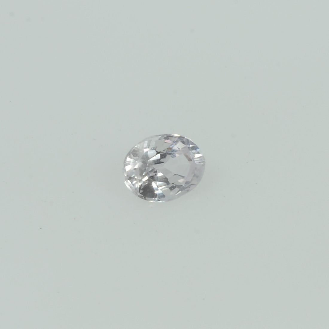 Natural White Sapphire Loose Gemstone VS Quality Oval Cut