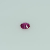 2.5-4.0 mm Natural Pink Sapphire Loose Gemstone VS Quality AAA Color Round Diamond Cut