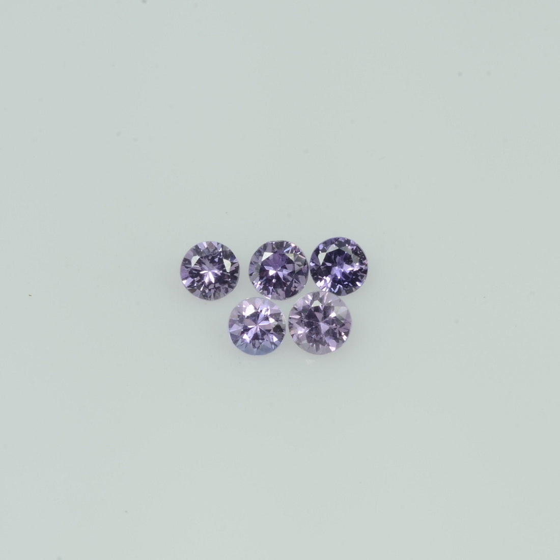 2-3.5  mm Natural Lavender Purple  Sapphire Loose Gemstone Round Diamond Cut Cleanish  Quality - Thai Gems Export Ltd.
