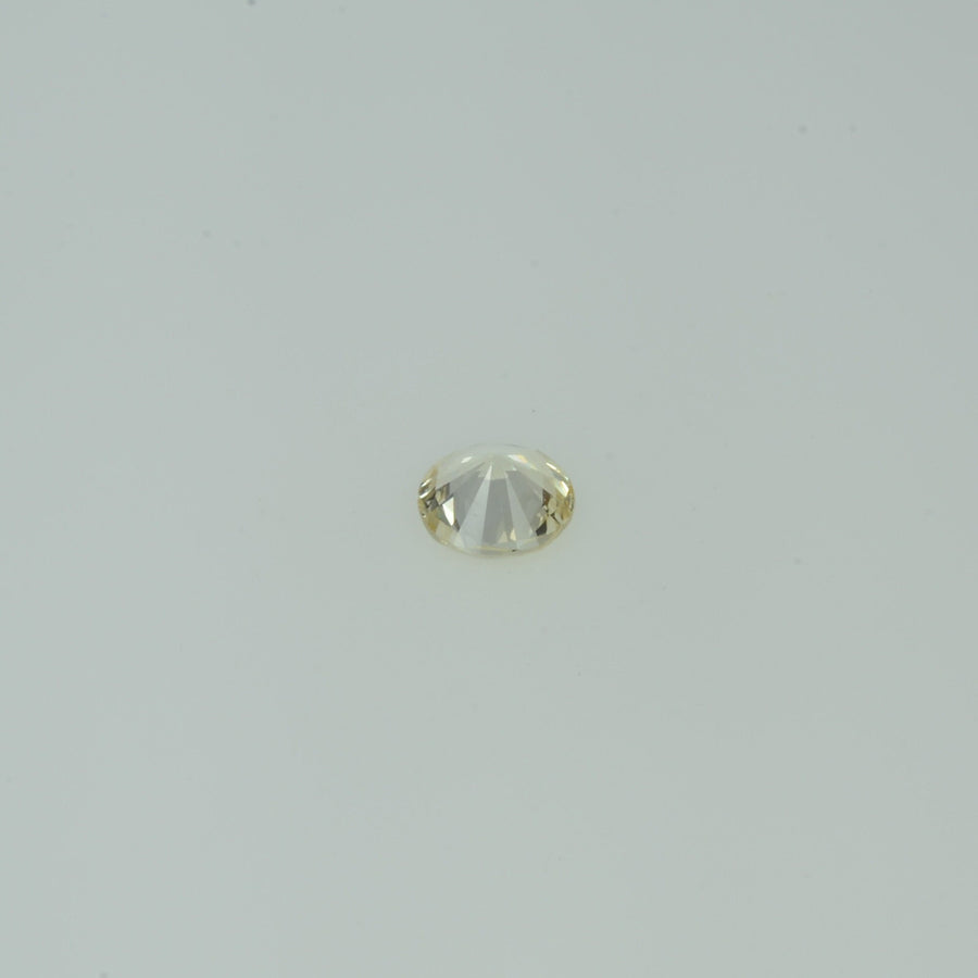 3-5 mm Natural Pastel Yellow  Sapphire Loose Gemstone Round Diamond Cut Cleanish Quality 