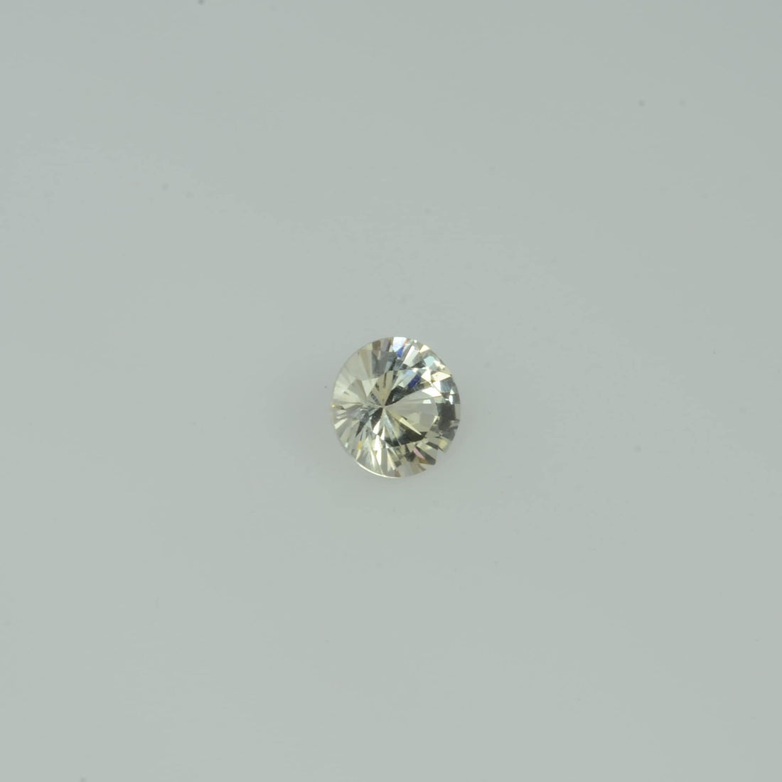 3-5 mm Natural Pastel Yellow  Sapphire Loose Gemstone Round Diamond Cut Cleanish Quality 