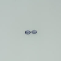 2.5-3.0 mm Natural Lavender Purple Sapphire Loose Gemstone Round Diamond Cut Vs Quality