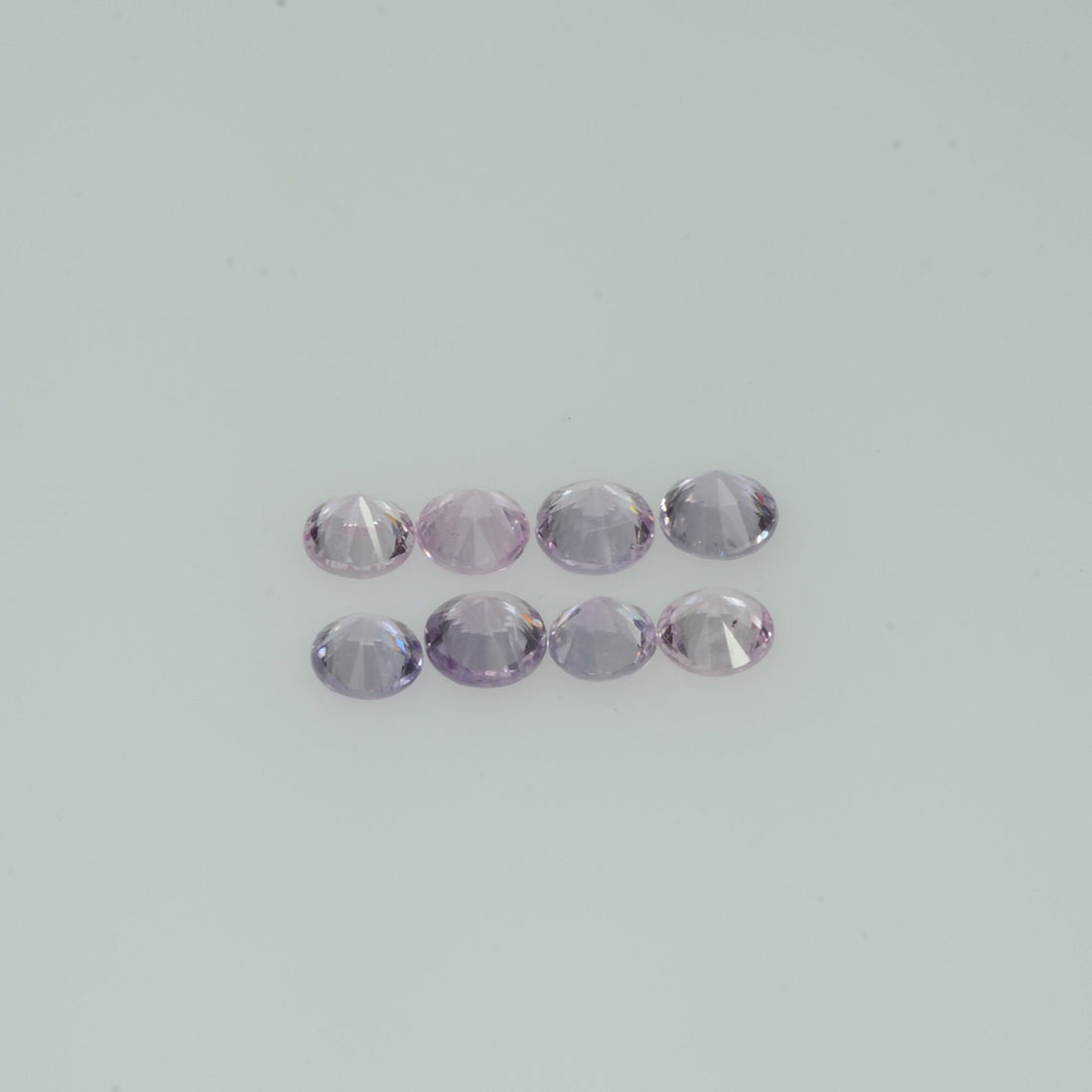 2.5-3.5 mm Natural Purple Pink Sapphire Loose Gemstone Round Diamond Cut Vs Quality A+ Color