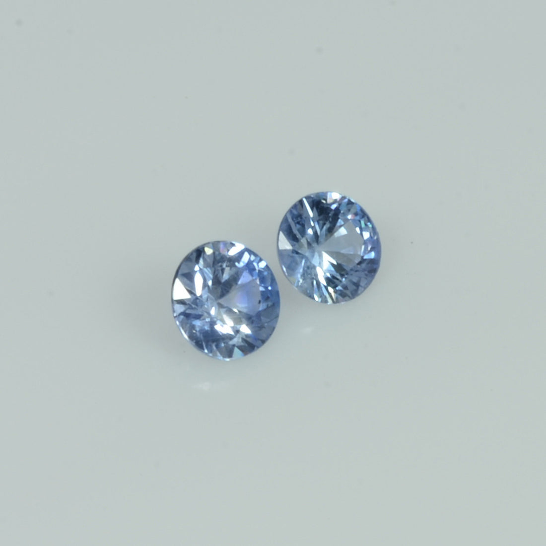 4.5 mm  Natural Blue Sapphire Loose Pair Gemstone Round Cut - Thai Gems Export Ltd.