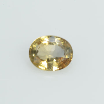0.64 Cts Natural Yellow Sapphire Loose Gemstone Oval Cut