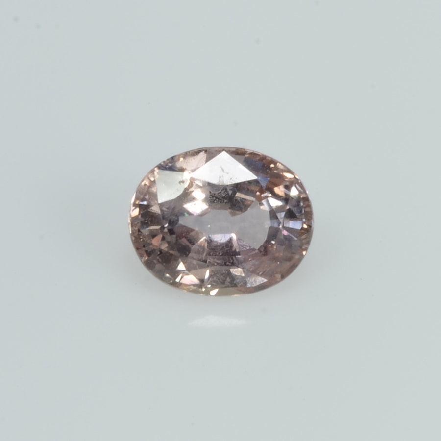 0.76 Cts Natural Peach Sapphire Loose Gemstone Oval Cut - Thai Gems Export Ltd.