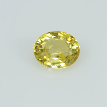 0.83 Cts Natural Yellow Sapphire Loose Gemstone Oval Cut