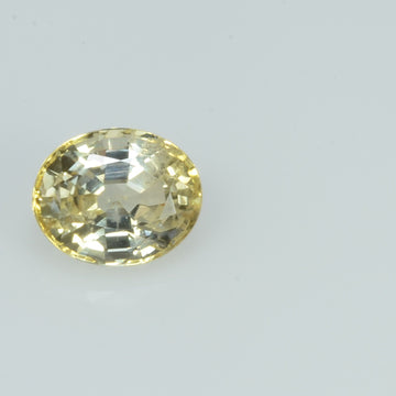 0.83 Cts Natural Yellow Sapphire Loose Gemstone Oval Cut