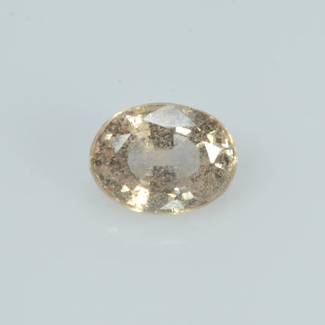 0.91 Cts Natural Yellow Sapphire Loose Gemstone Oval Cut