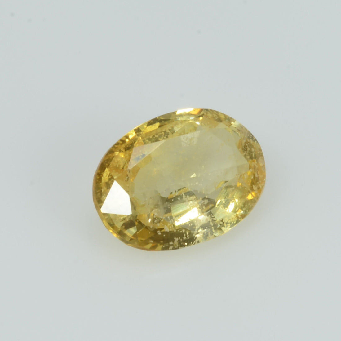 1.05 Cts Natural Yellow Sapphire Loose Gemstone Oval Cut