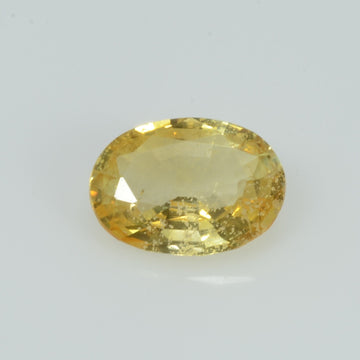 1.05 Cts Natural Yellow Sapphire Loose Gemstone Oval Cut