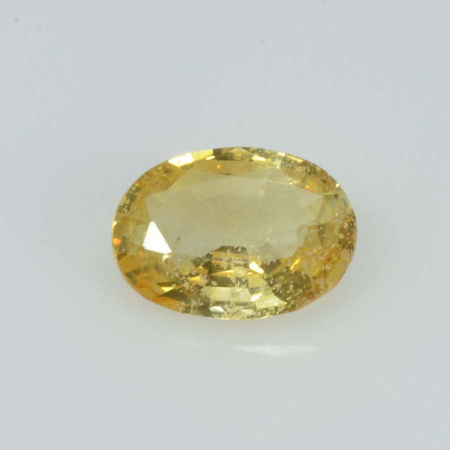1.05 Cts Natural Yellow Sapphire Loose Gemstone Oval Cut