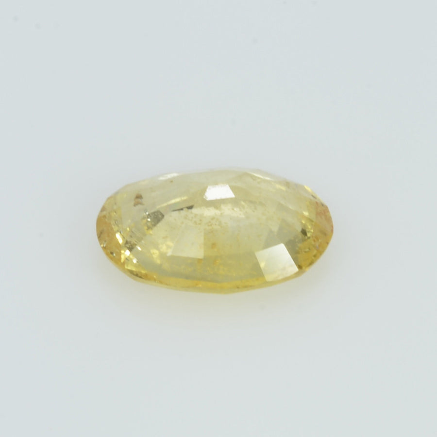 1.05 Cts Natural Yellow Sapphire Loose Gemstone Oval Cut