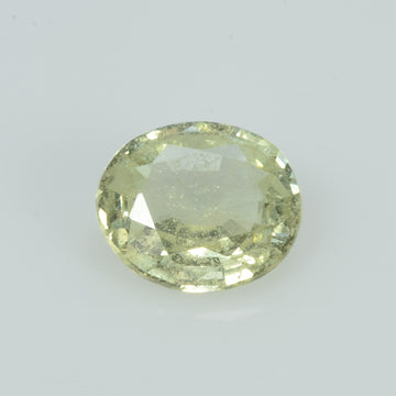1.21 Cts Natural Yellow Sapphire Loose Gemstone Oval Cut