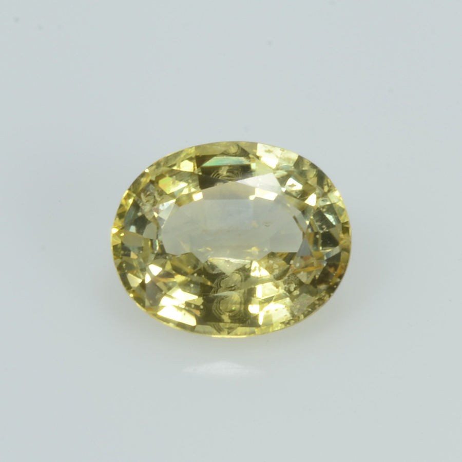 1.28 Cts Natural Yellow Sapphire Loose Gemstone Oval Cut - Thai Gems Export Ltd.