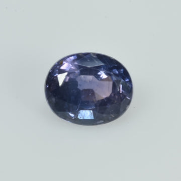 1.35 cts Natural Purple Sapphire Loose Gemstone Oval Cut Certified