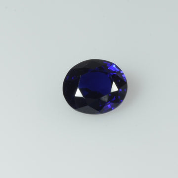 1.21 cts Unheated Natural Blue Sapphire Loose Gemstone Oval Cut Certified