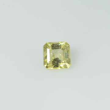 0.65 cts Natural Yellow Sapphire Loose Gemstone Octagon Cut