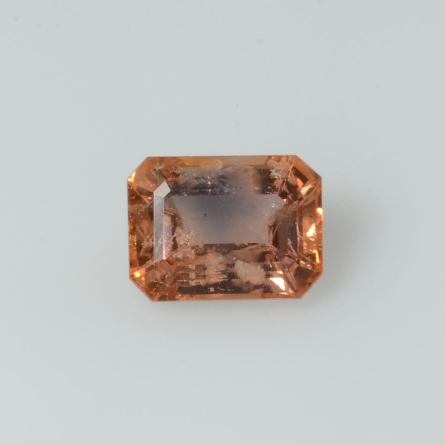 2.16 cts Natural Orange Sapphire Loose Gemstone Octagon Cut