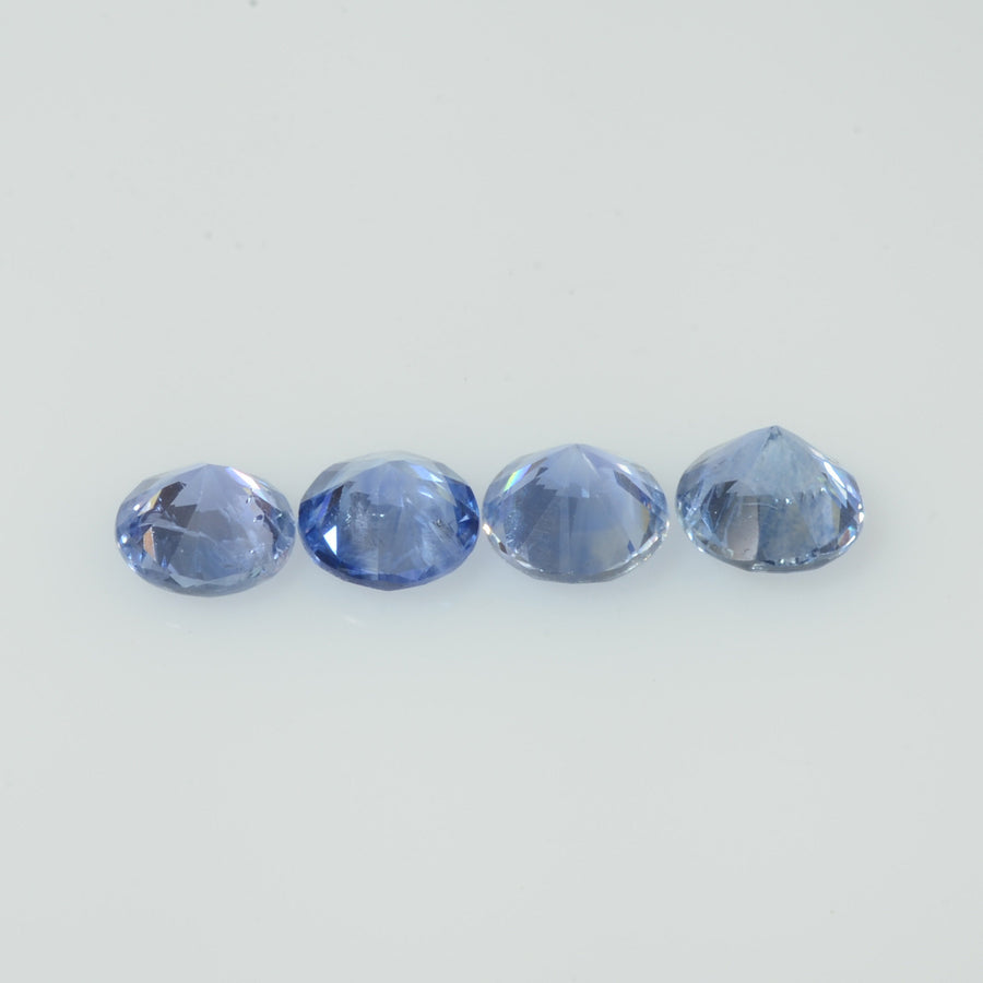 3.7-4.6 mm Natural Blue Sapphire Loose Gemstone Round Diamond Cut Vs Quality Color - Thai Gems Export Ltd.