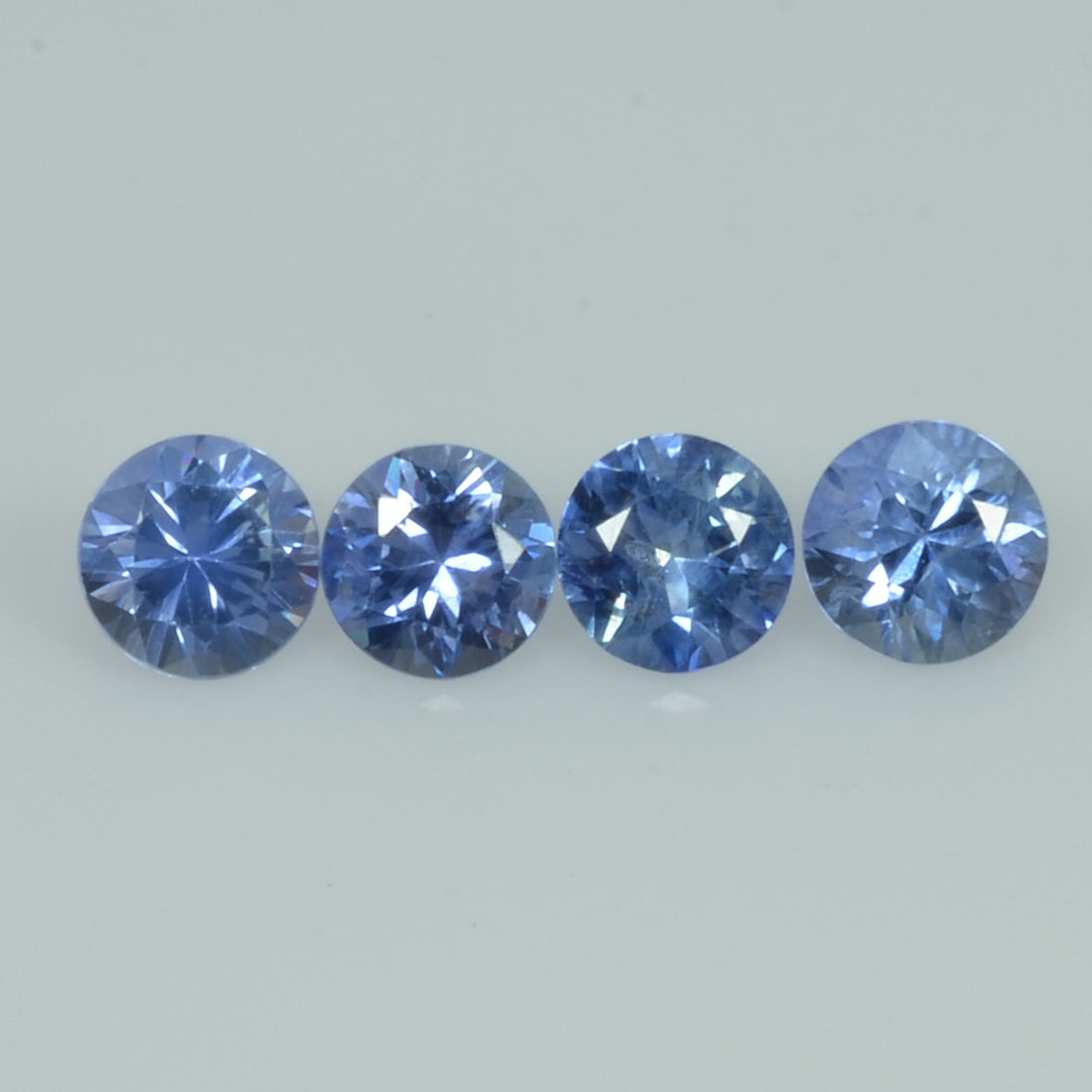 3.7-4.6 mm Natural Blue Sapphire Loose Gemstone Round Diamond Cut Vs Quality Color - Thai Gems Export Ltd.