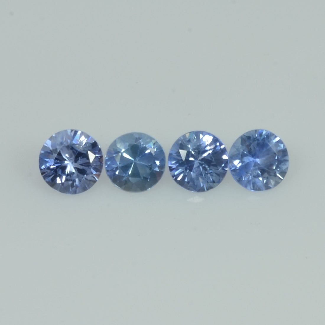 4-5.3 mm Natural Blue Sapphire Loose Gemstone Round Diamond Cut Vs Quality Color - Thai Gems Export Ltd.