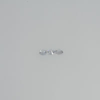 2.5-3.0 mm Natural Whitish Yellow Sapphire Loose Cleanish Quality Gemstone Round Diamond Cut