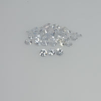 1.5-4.0 mm Natural Yellowish White Sapphire Loose Vs Quality Gemstone Round Diamond Cut
