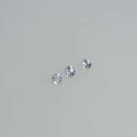 2.5-3.0 mm Natural Bluish white Sapphire Loose Pk Quality  Gemstone Round Diamond Cut - Thai Gems Export Ltd.
